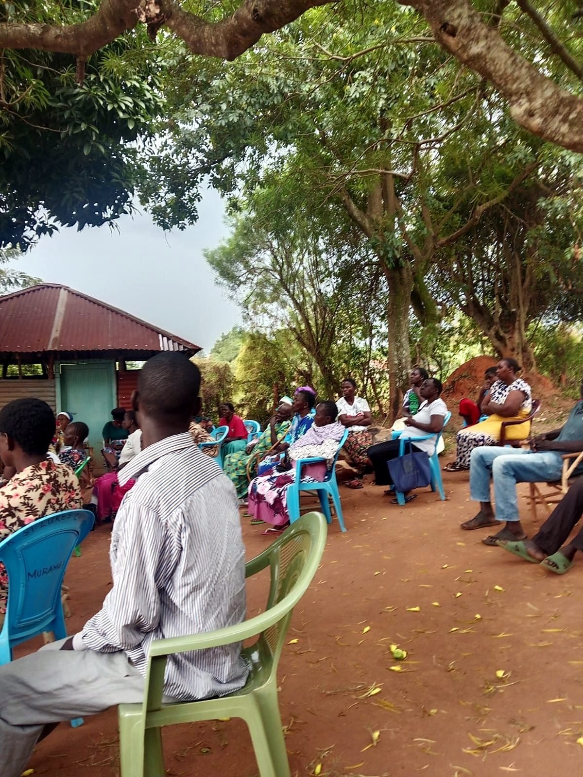 A community meeting in Busia County
